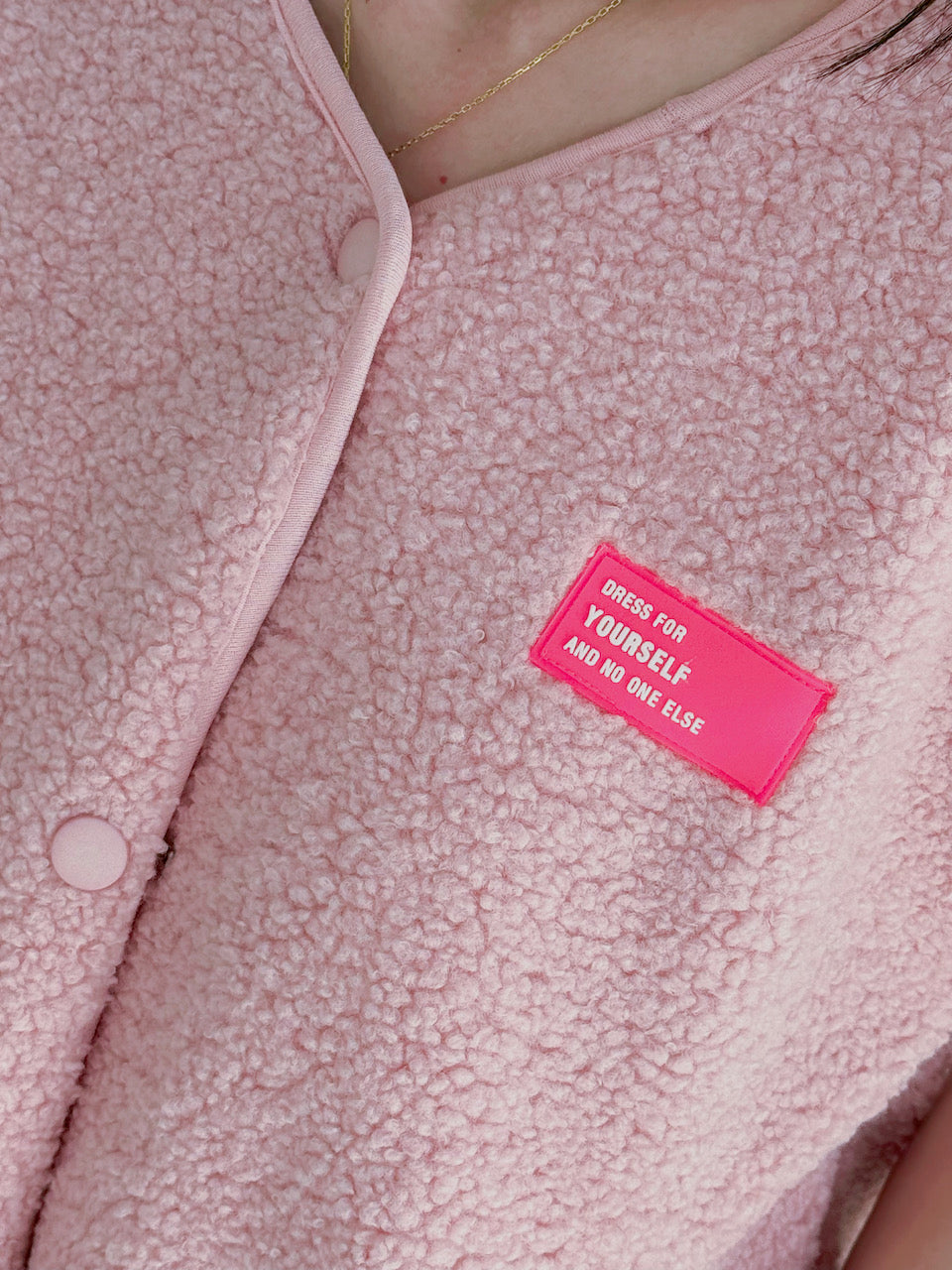 Teddyweste, Dress for Yourself, Babyrosa