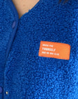 Teddyweste, Dress for Yourself, Royalblau