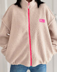 Teddyjacke, Dress for Yourself, Beige