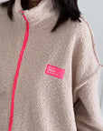 Teddyjacke, Dress for Yourself, Beige
