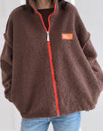 Teddyjacke, Dress for Yourself, Schoko