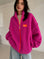 Teddyjacke, Dress for Yourself, Hot-Pink