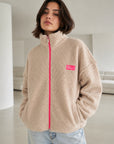 Teddyjacke, Dress for Yourself, Beige