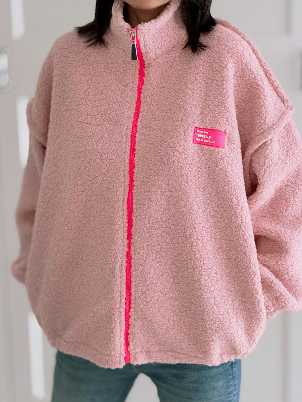 Teddyjacke, Dress for Yourself, Babyrosa