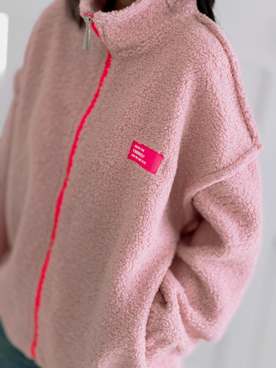 Teddyjacke, Dress for Yourself, Babyrosa
