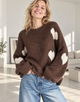 Pullover, Herzen, Schoko