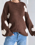 Pullover, Herzen, Schoko