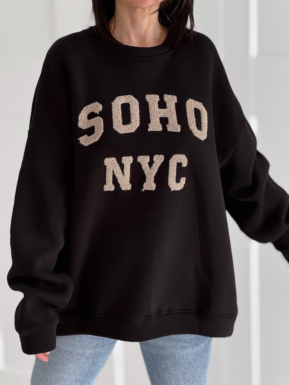 Sweatshirt, SOHO, Schwarz