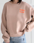 Sweatshirt, Paris Club, Beige