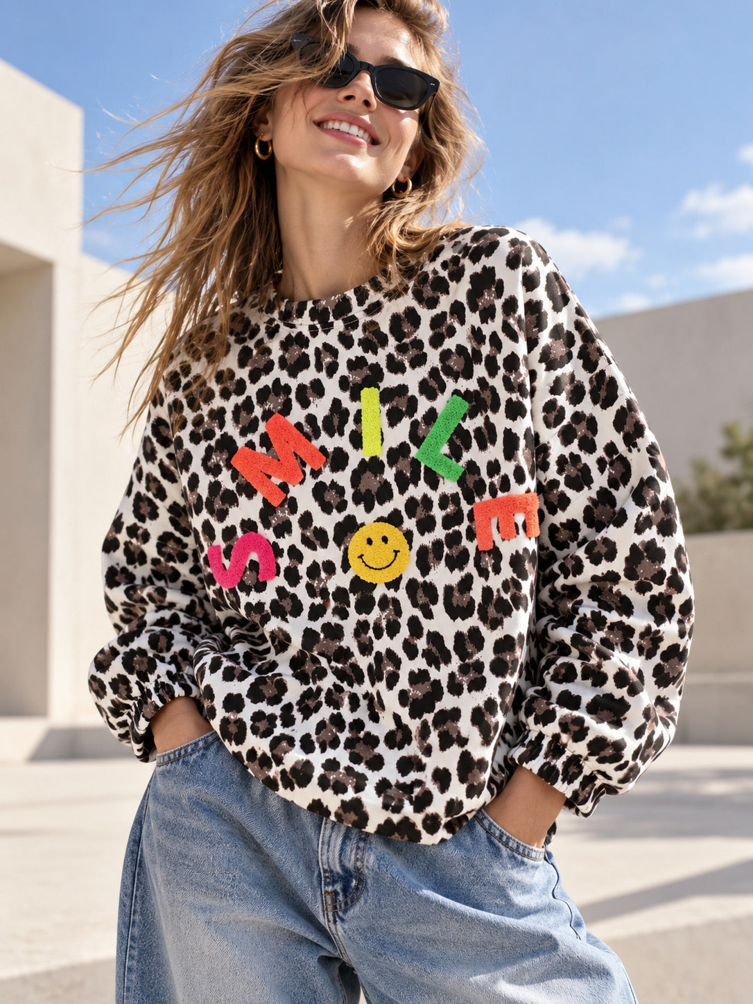 Sweatshirt, SMILE