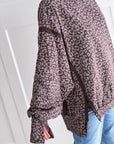 Sweatshirt, Oversize, Leo, Altgrau
