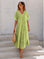 T-Shirt-Kleid, Leo, Matcha