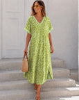 T-Shirt-Kleid, Leo, Matcha