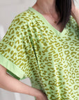 T-Shirt-Kleid, Leo, Matcha
