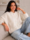 Strickjacke, mit aufgesetzten Taschen, Cremeweiß