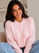 Strickjacke, mit aufgesetzten Taschen, Babyrosa