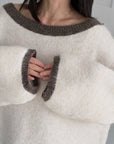 Pullover mit Kontrastdetails, 4 Farben