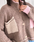 Strickjacke, Color Pocket, 4 Farben