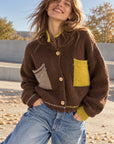 Strickjacke, Color Pocket, 4 Farben