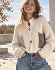 Strickjacke, Color Pocket, 4 Farben