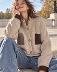 Strickjacke, Color Pocket, 4 Farben