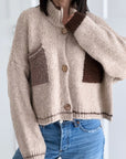 Strickjacke, Color Pocket, 4 Farben