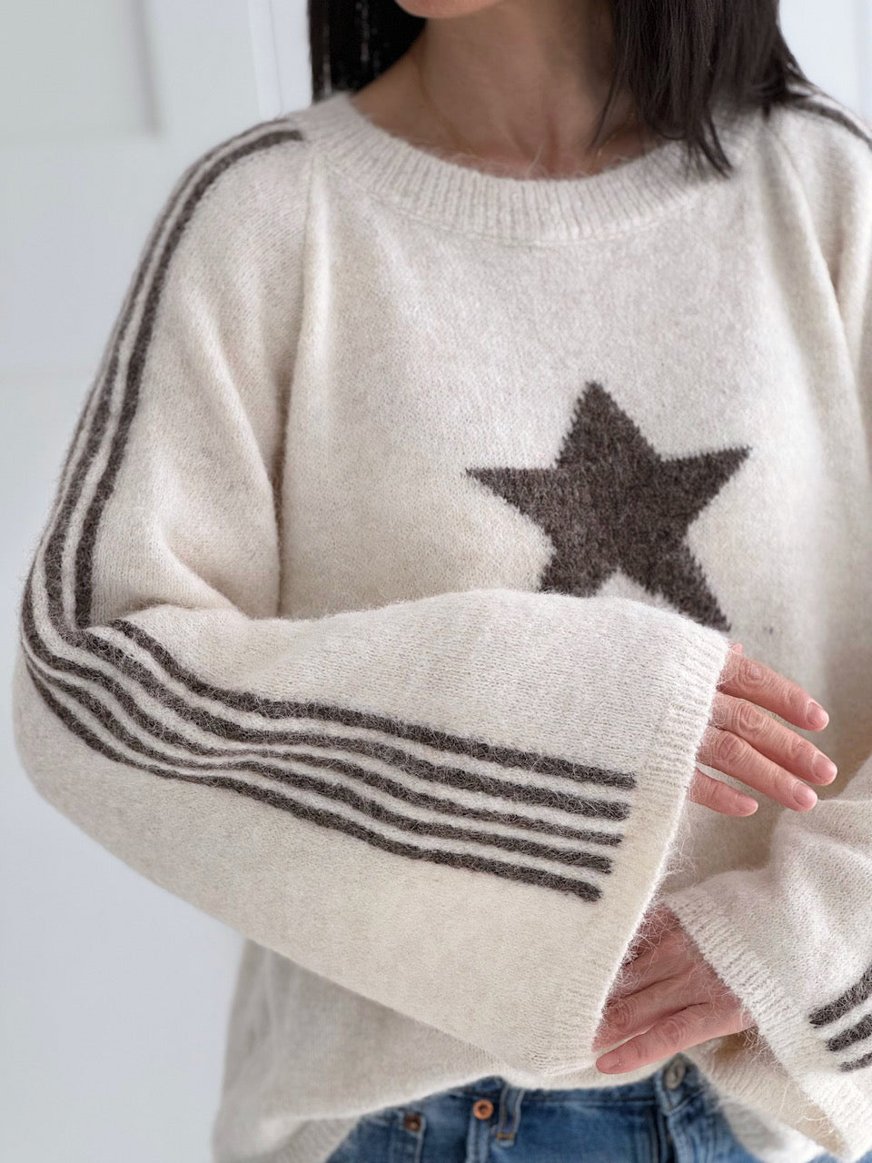 Pullover, Star &amp; Stripes, 4 Farben