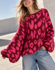 Pullover, Leo, Ballonärmel, 5 Farben