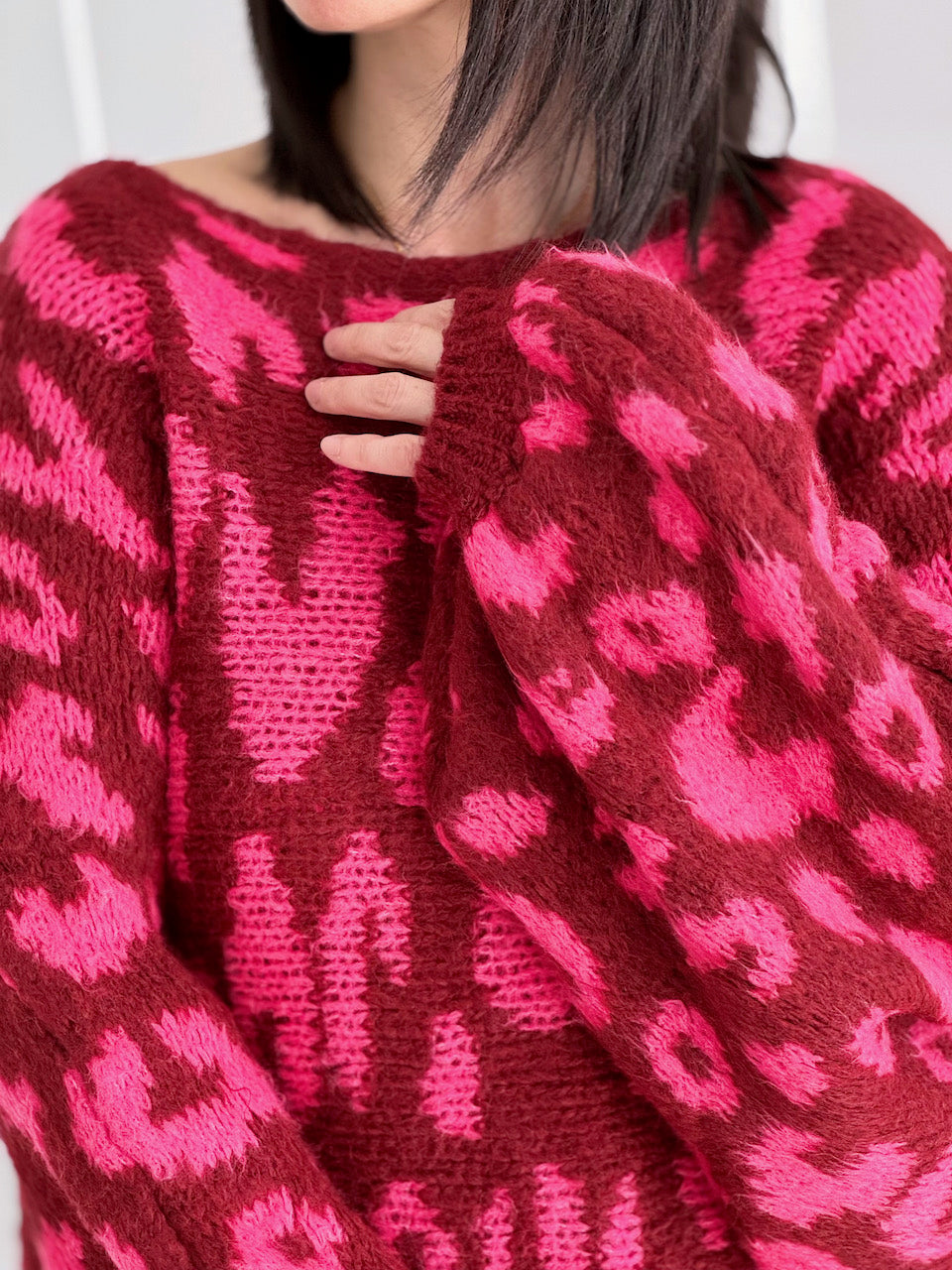 Pullover, Leo, Ballonärmel, 5 Farben