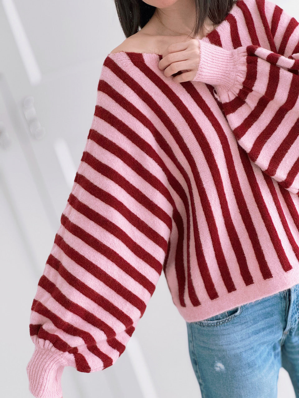 Pullover, Streifenliebe, 3 Farben