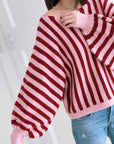 Pullover, Streifenliebe, 3 Farben