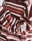 Butterstoff-Sweatshirt, Stripes & Patch, Braun