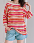 Strickpullover, Candy, Pink-Orange