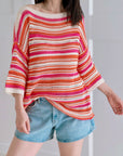 Strickpullover, Candy, Pink-Orange