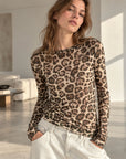 Cashmere Longsleeves, Wild-Leo, Dunkelgrün