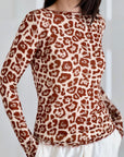 Cashmere Longsleeves, Wild-Leo, Ziegel