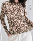 Cashmere Longsleeves, Wild-Leo, Dunkelgrün