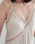 seidiges Spitzentop, 4 Farben