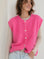 Strickweste, Mohair, Rosa