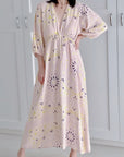 Musselin Kleid, rückenfrei, Paisley-Vintage, 2 Farben