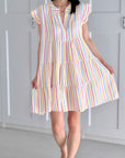 Musselin Tunika, Pastell-Look