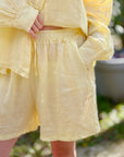 Leinen Shorts, 4 Farben