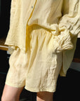 Leinen Shorts, 4 Farben