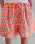 Musselin Shorts, Palmenblätter, 4 Farben
