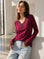 Cashmere Longsleeves, Lace, Bordeaux