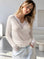 Cashmere Longsleeves, Lace, Cremeweiß