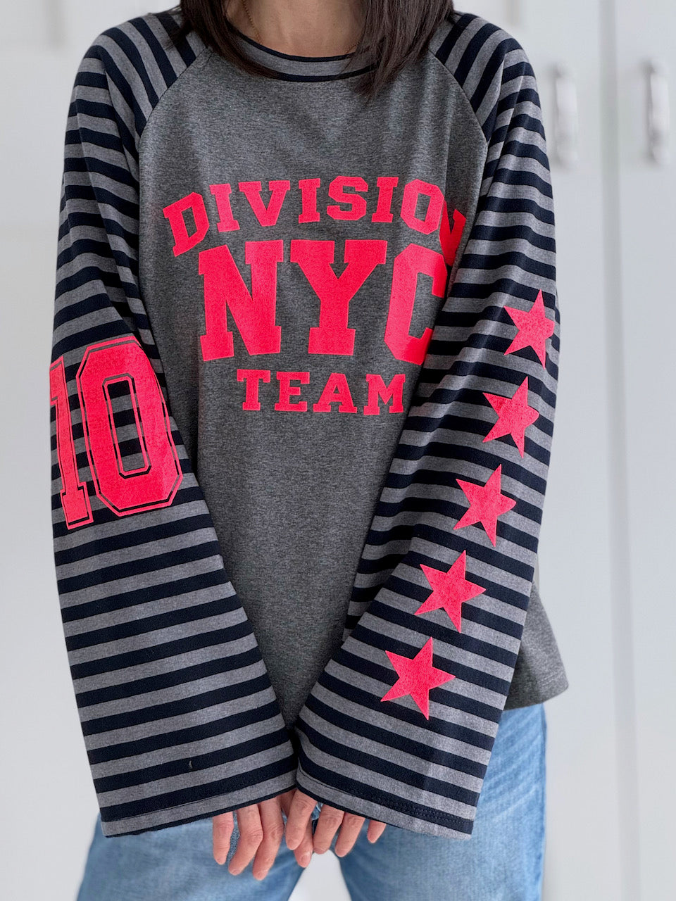 Longsleeves, NYC &amp; Stars, Altgrau