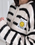 Strickjacke, Stripes & Smiley, 5 Farben
