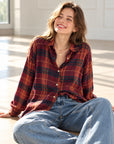 Flanell Karobluse, 3 Farben