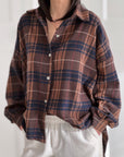 Flanell Karobluse, 3 Farben